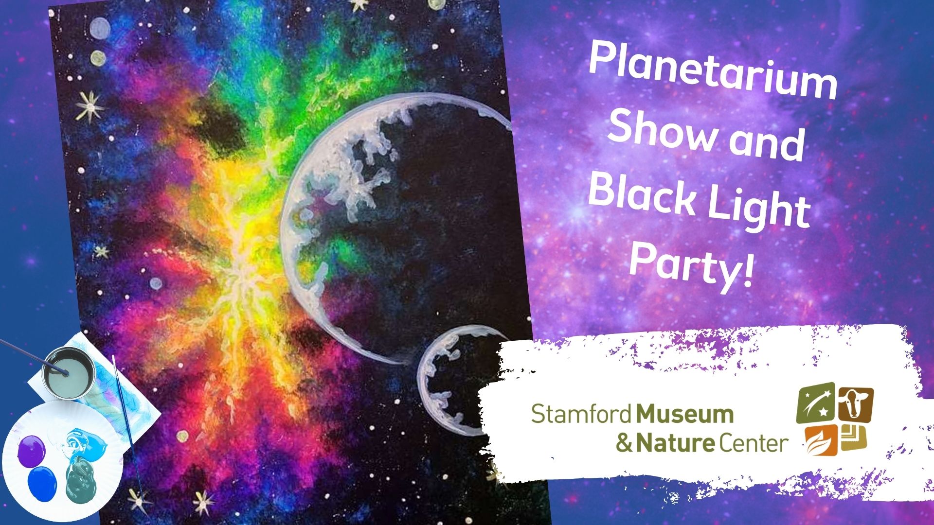 Black Light Painting and Planetarium Show